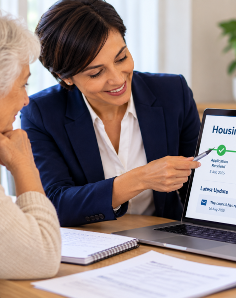 Guiding a Housing Benefit Claim